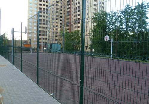 3Д забор для футбольной площадки в Набережных Челнах