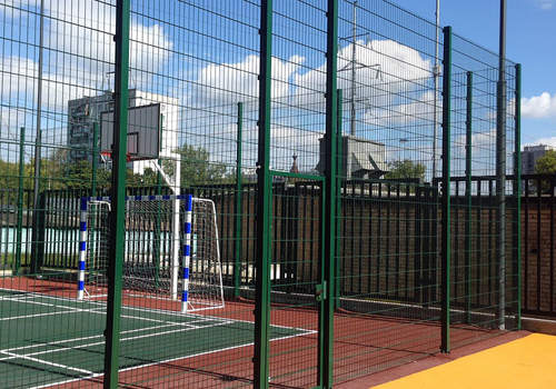 2Д забор для футбольной площадки в Набережных Челнах