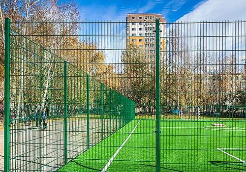 2Д забор для футбольной площадки в Набережных Челнах